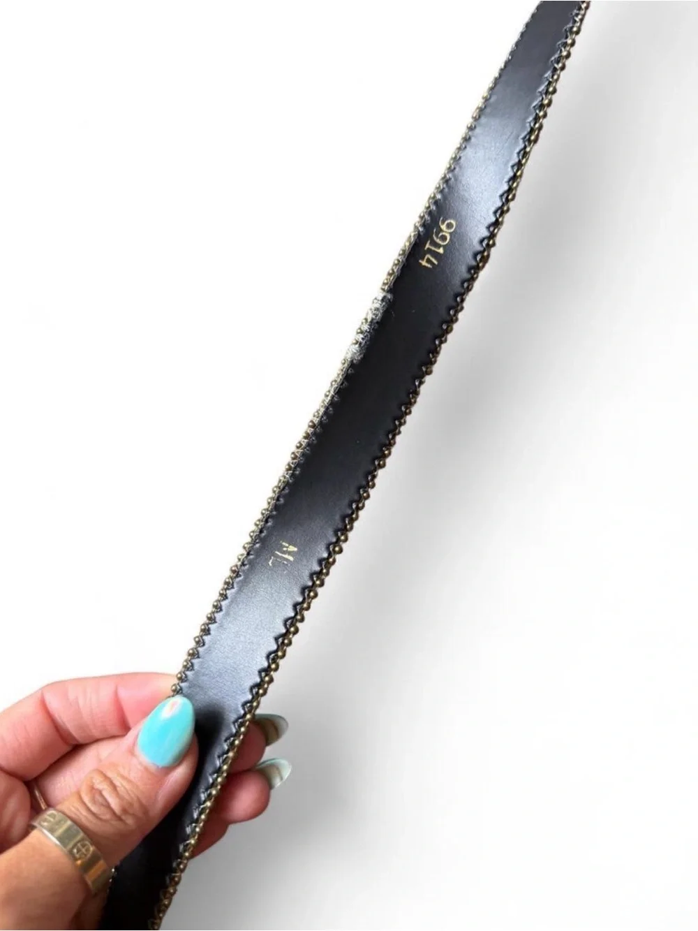 Gold & Black Women's Belt